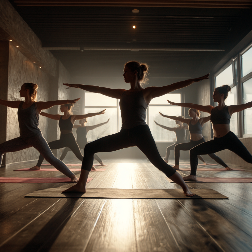 Жінка практикує йогу на природі в позі медитації